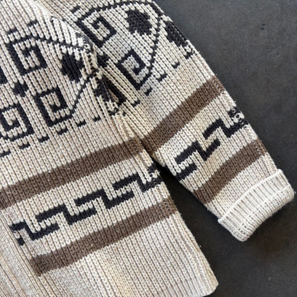 Vintage Pendleton Shawl Collar Wool Cardigan Southwestern Pattern Jacket Large - Picture 4 of 5